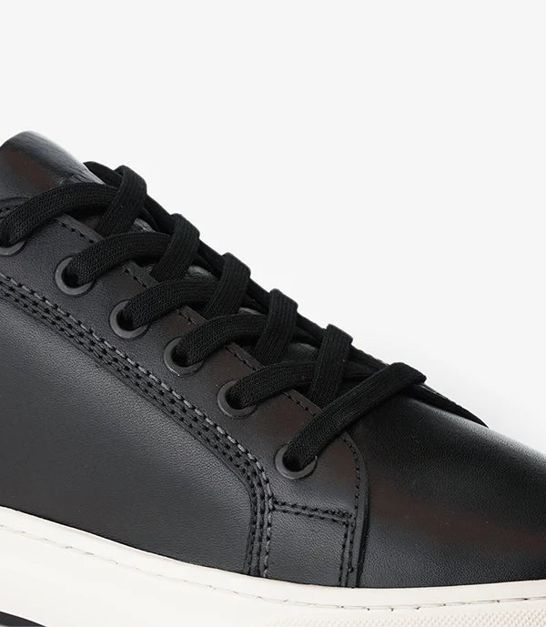 BASKET ROGUE En Cuir, Noir– CL6073 - Celeno - Afrique