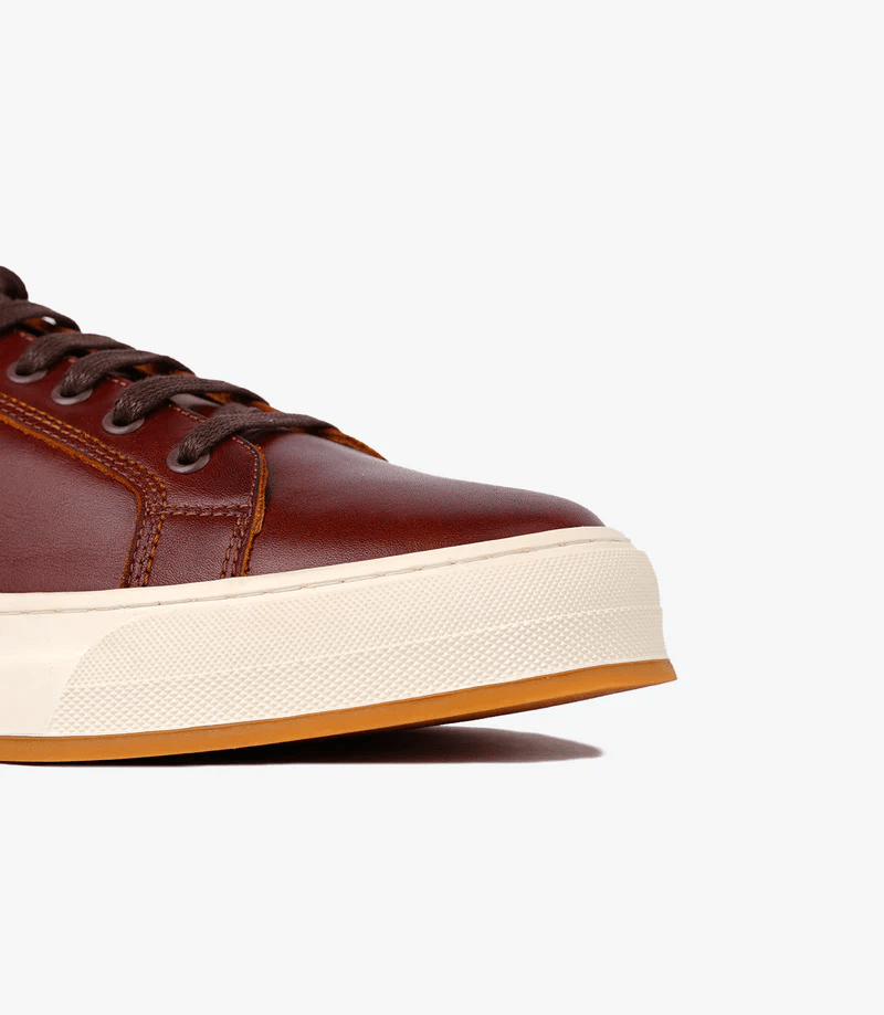 BASKET ROGUE en Cuir, MARRON COGNAC – CL6073 - Celeno - Afrique