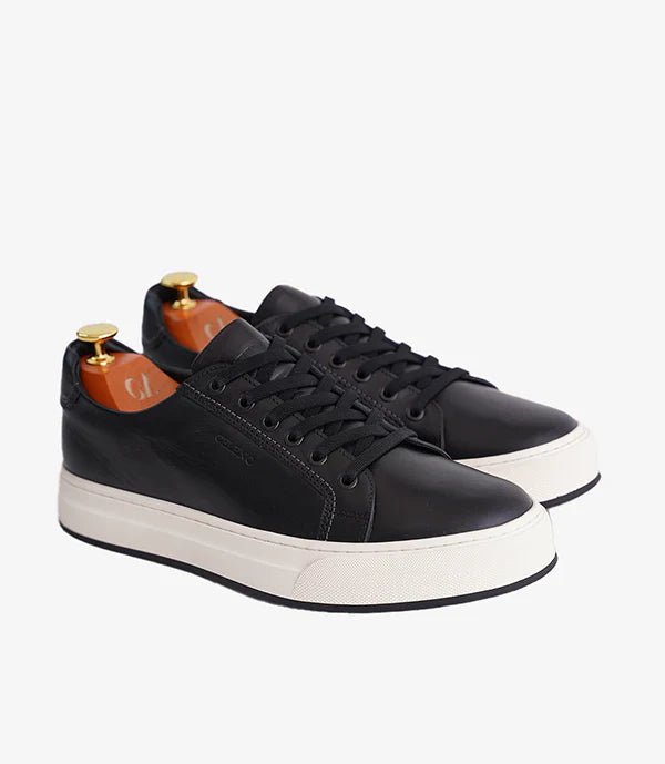 BASKET ROGUE En Cuir, Noir– CL6073 - Celeno - Afrique