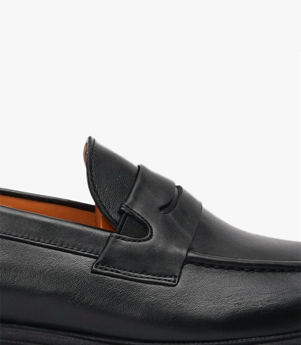 MOCASSIN LEO en Cuir, Noir – CL438 - Celeno - Afrique