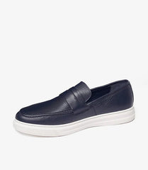 MOCASSIN ADDLER en Cuir, Bleu Nuit– CL6044 - Celeno - Afrique