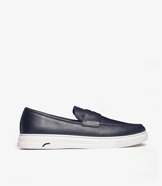 MOCASSIN ADDLER en Cuir, Bleu Nuit– CL6044 - Celeno - Afrique
