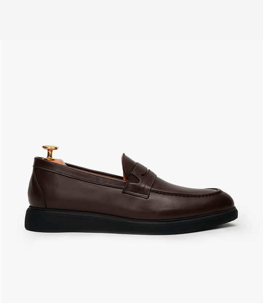 MOCASSIN LEO en Cuir, Marron – CL438 - Celeno - Afrique