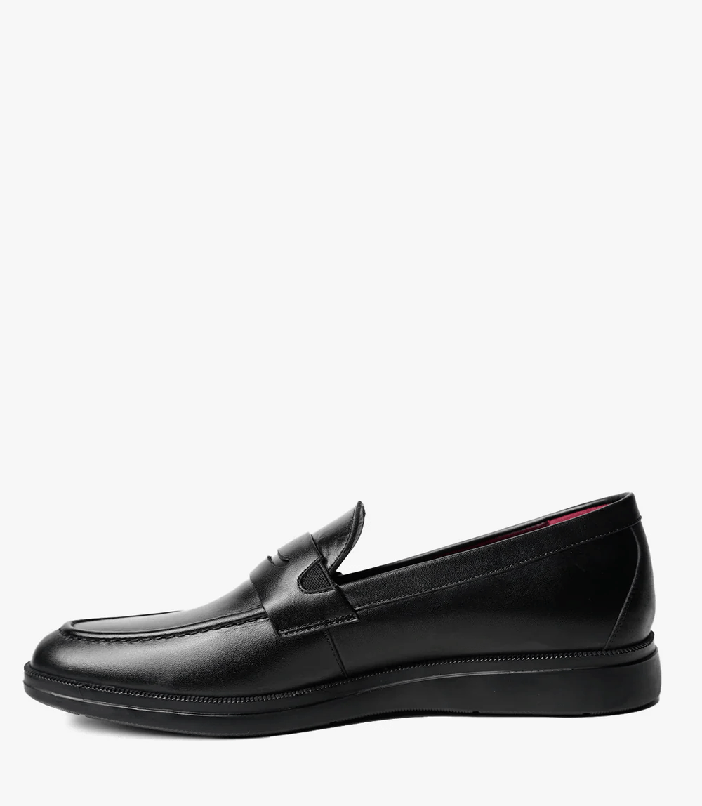 MOCASSIN LEO EN CUIR, NOIR – CL450 - Celeno - Afrique