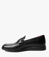 MOCASSIN LEO EN CUIR, NOIR – CL450 - Celeno - Afrique