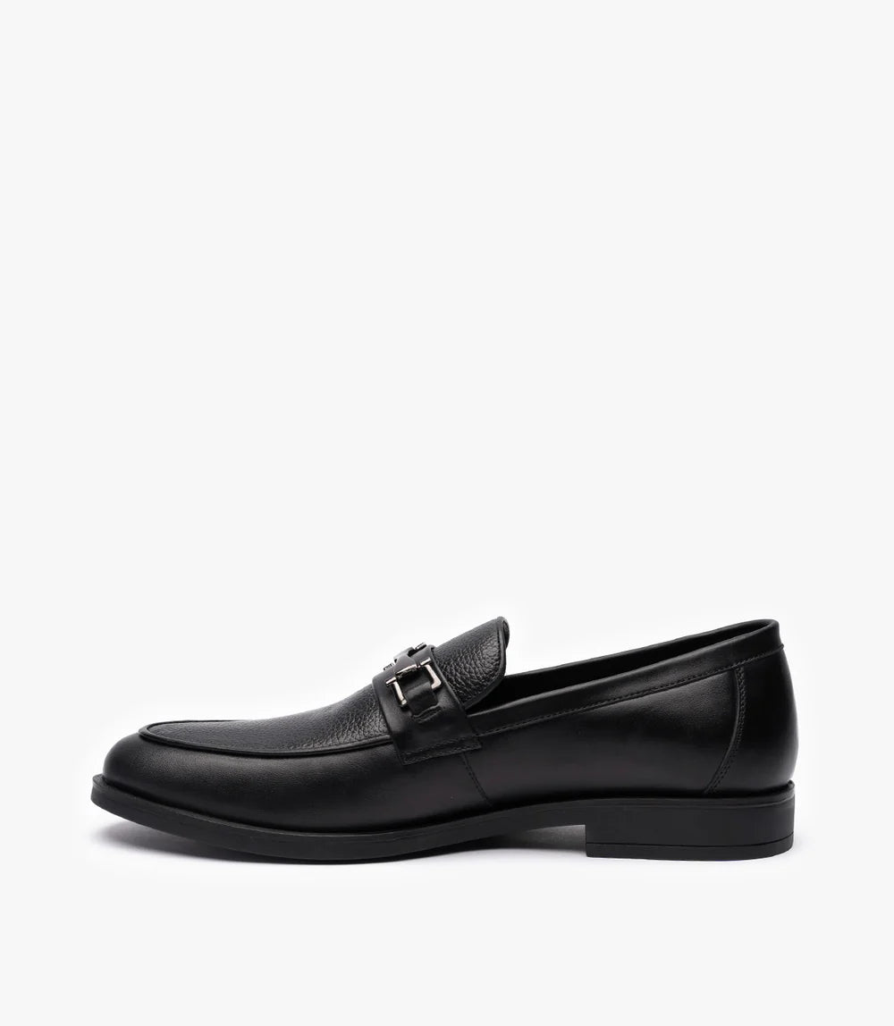Mocassins Belgrano en Cuir Noir– CL57 - Celeno - Afrique