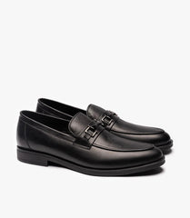Mocassins Belgrano en Cuir Noir– CL57 - Celeno - Afrique