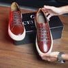 BASKET ROGUE en Cuir, MARRON COGNAC – CL6073